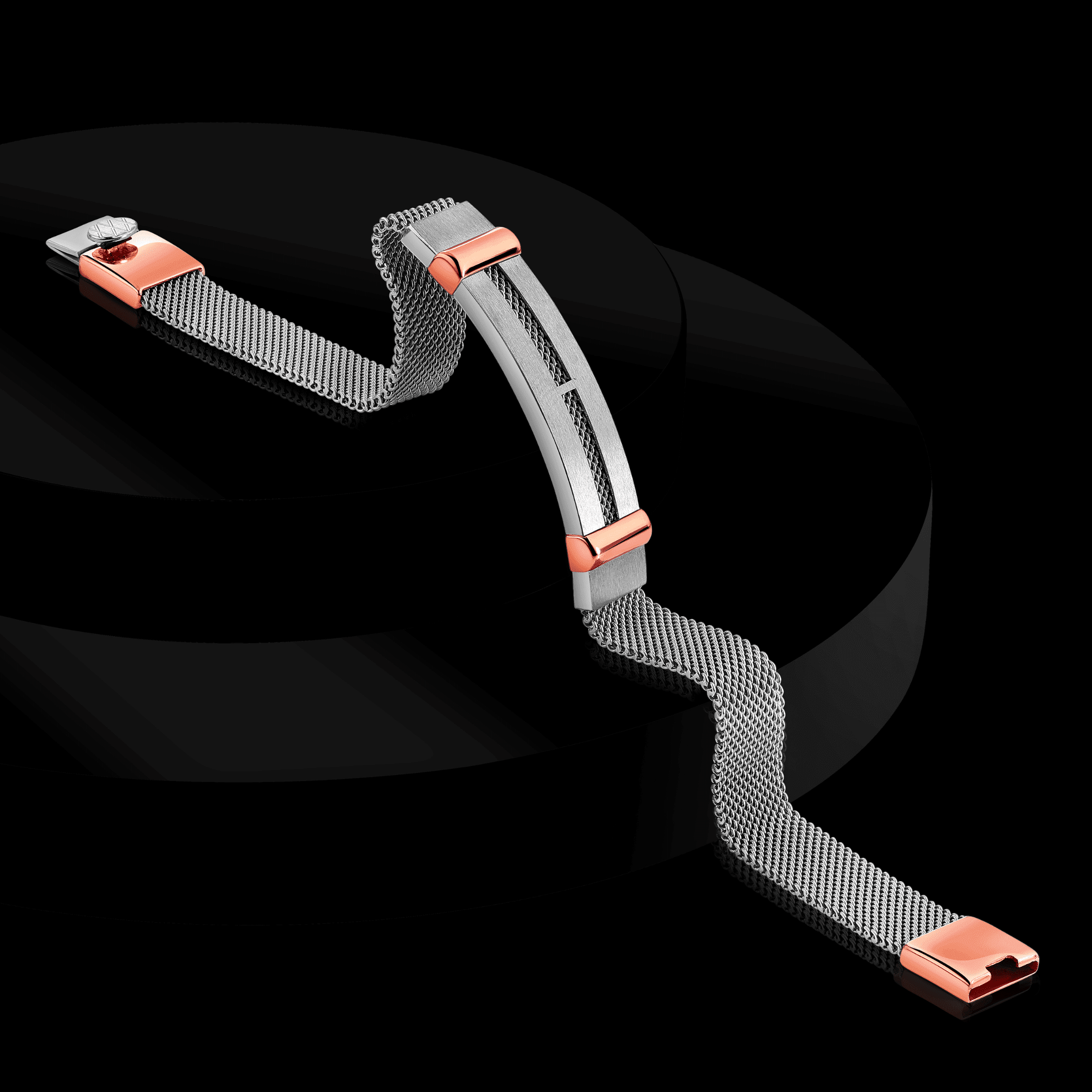 Eclucive Men's Jewellery Tabletop Photography for Platinum and gold Bracelet in Mumbai Photography Studio